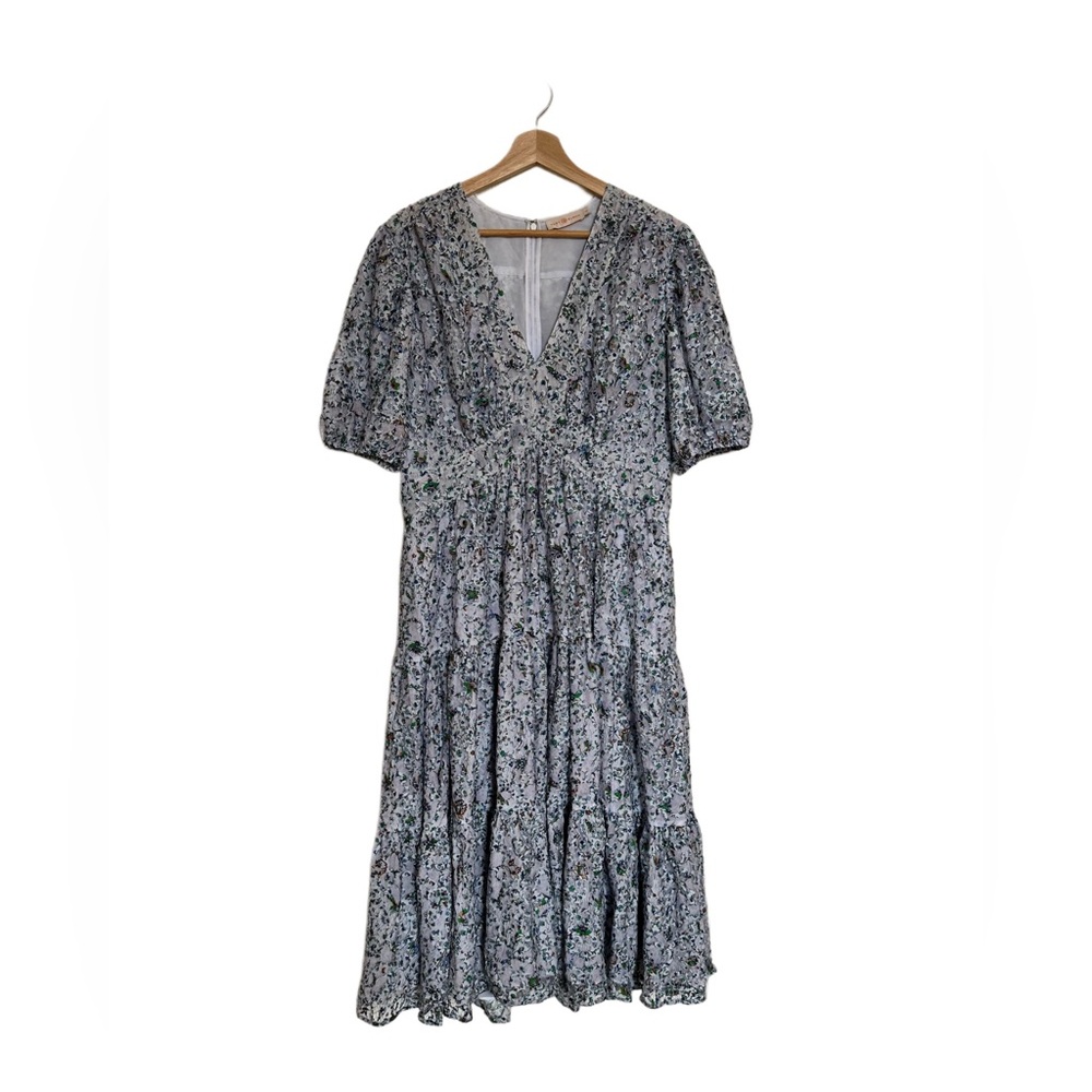 Tory Burch Floral Midi Dress